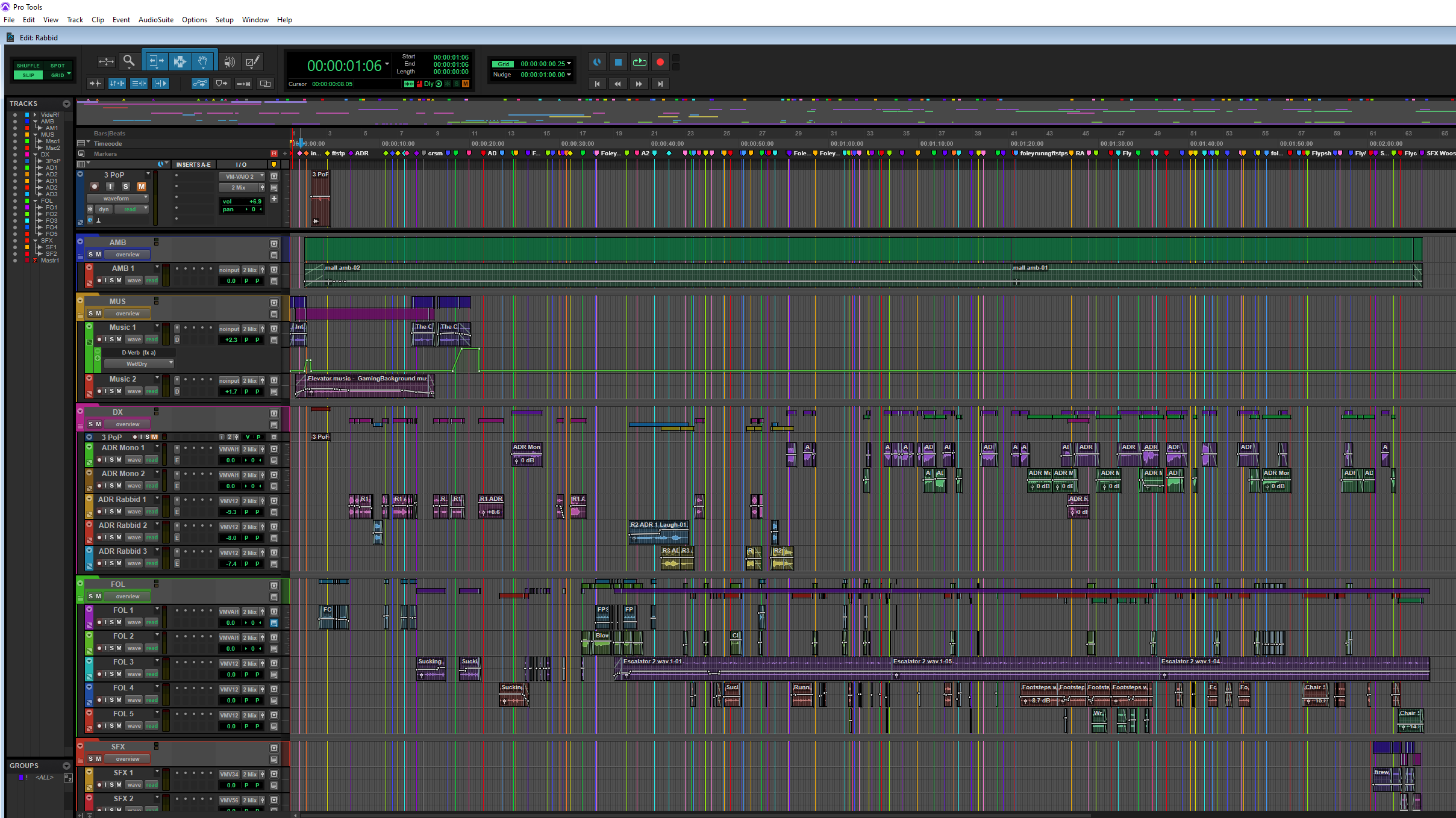 Rabbid Invasion Pro Tools Session