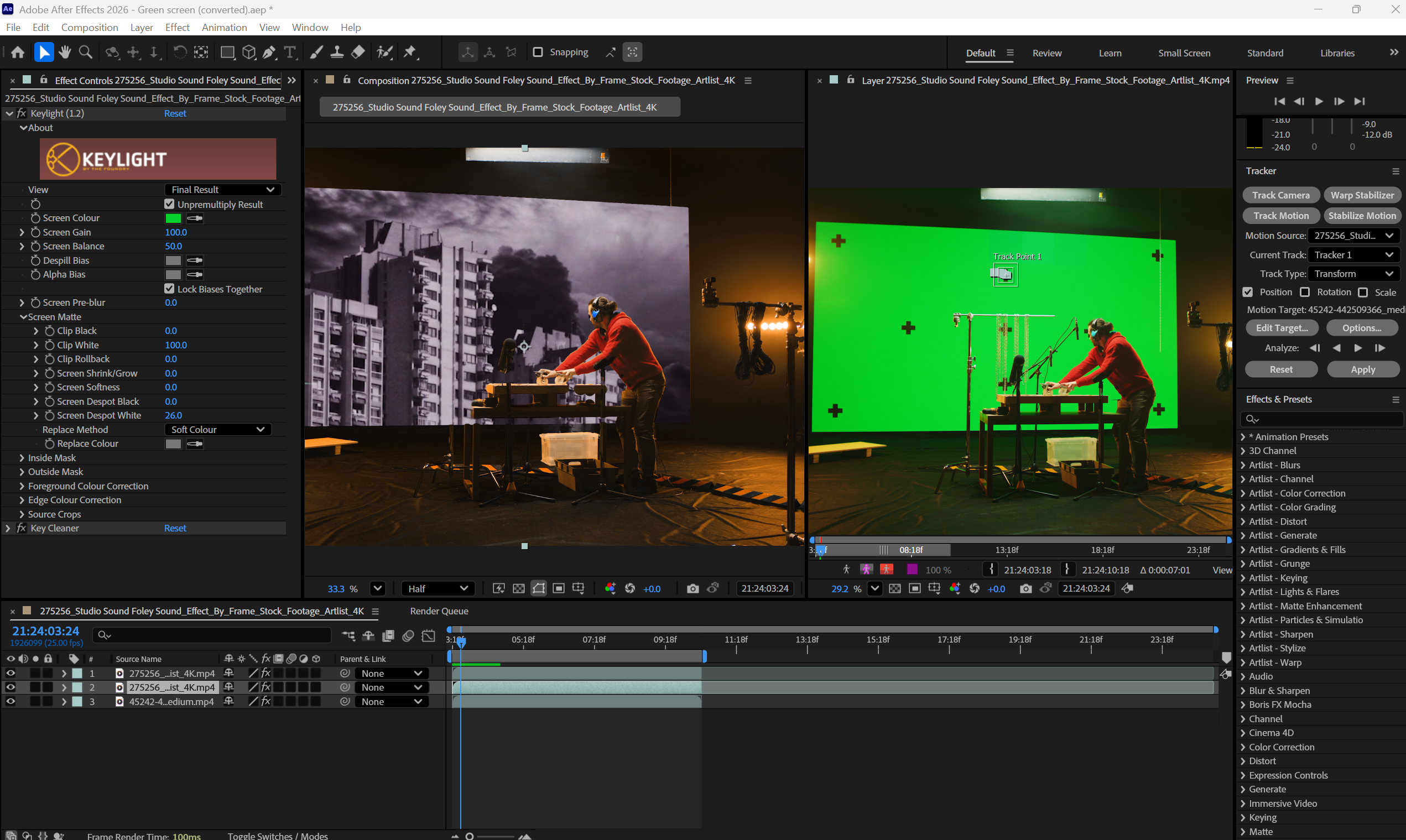 After Effects Tracking