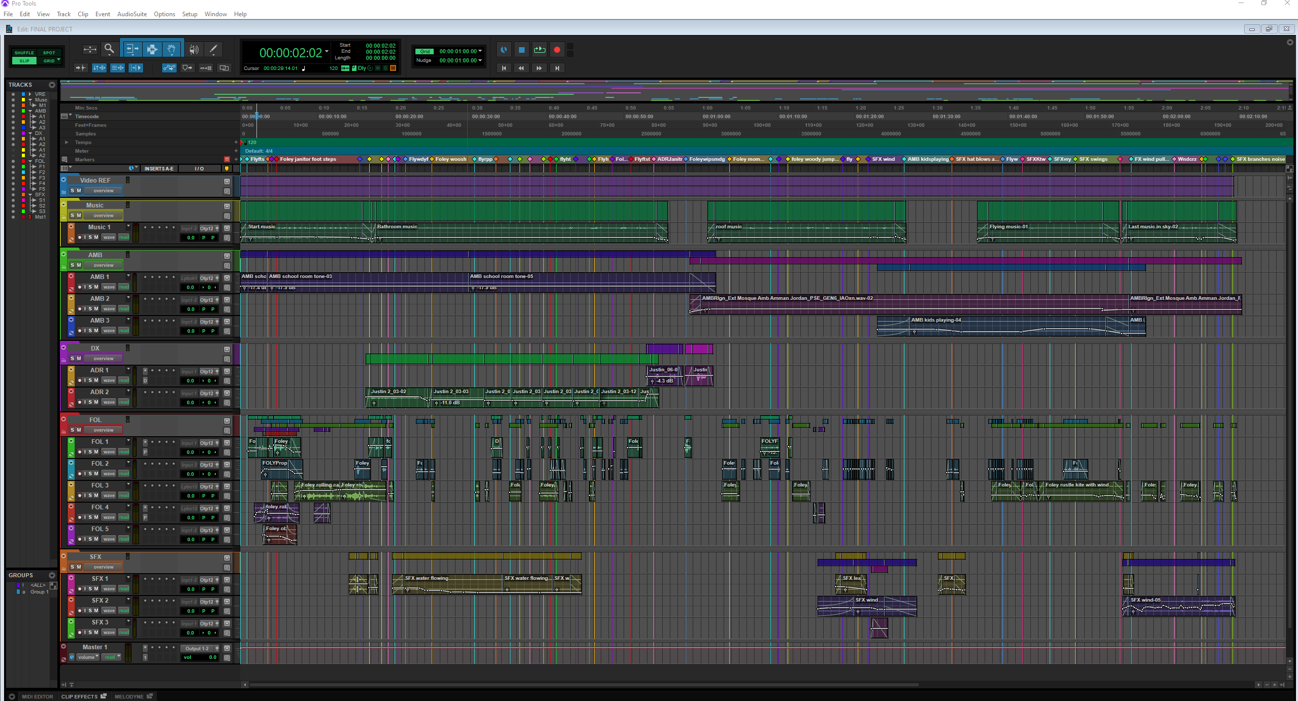 Toy Story Pro Tools Session